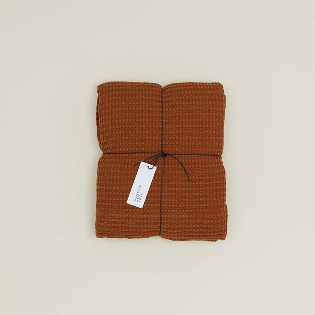 Hawkins New York Simple Waffle Hand Towel - Terracotta