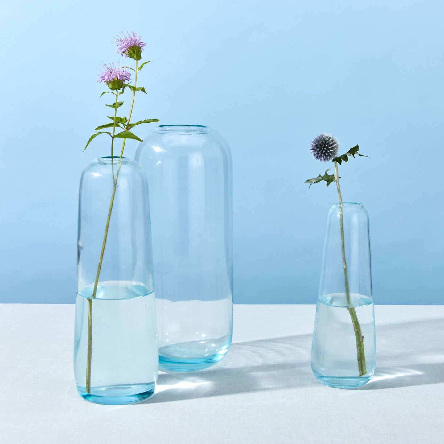 Aurora Slim Drop Vase - Sky