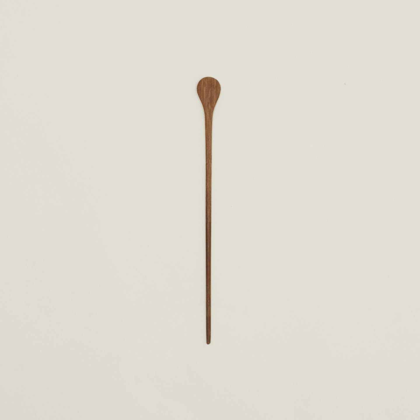 Walnut cocktail stirrer