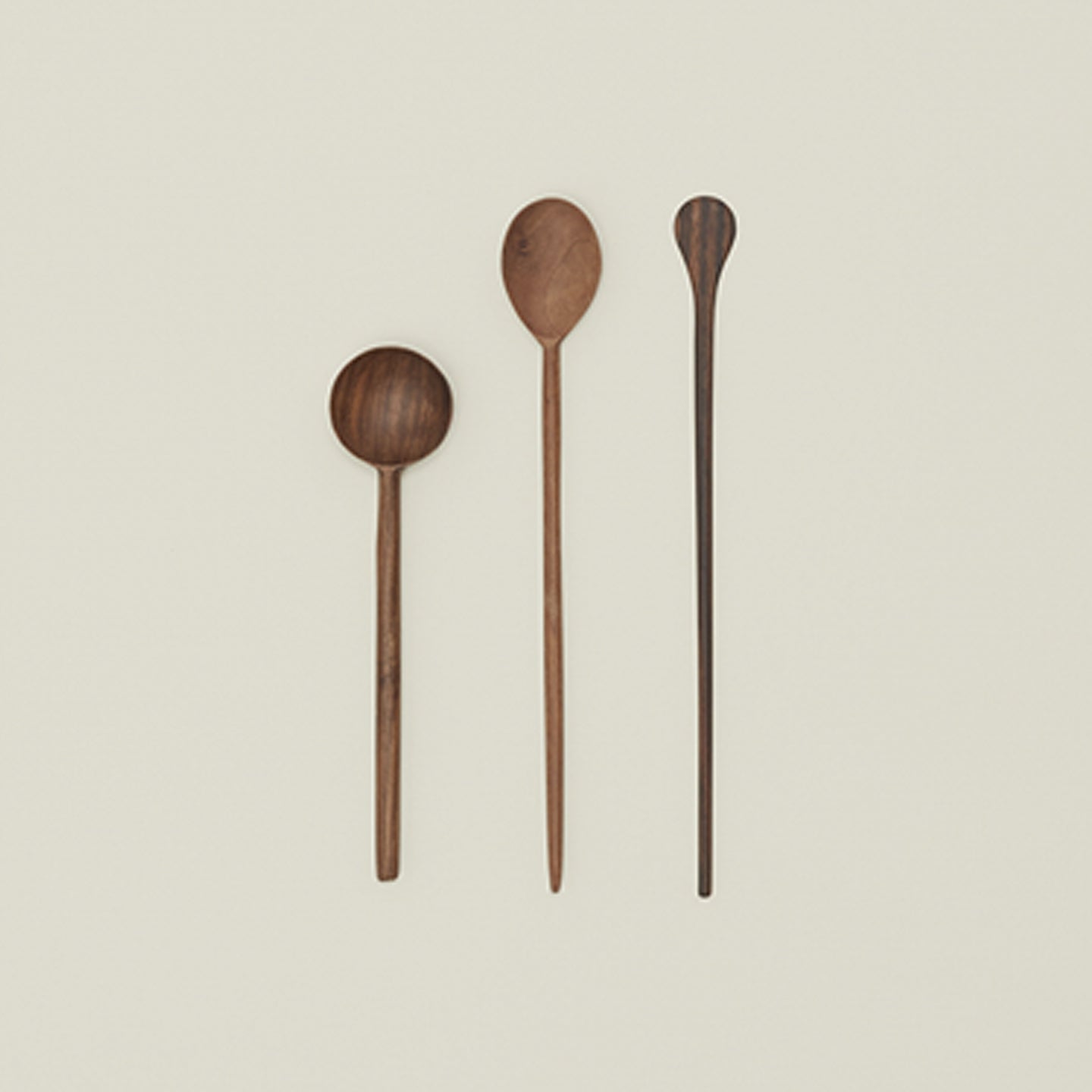 Walnut cocktail stirrer