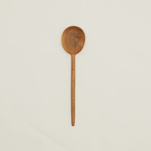 Walnut large wooden spoon