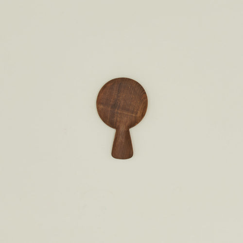 Hand Carved Walnut Spoon Rest + Handle