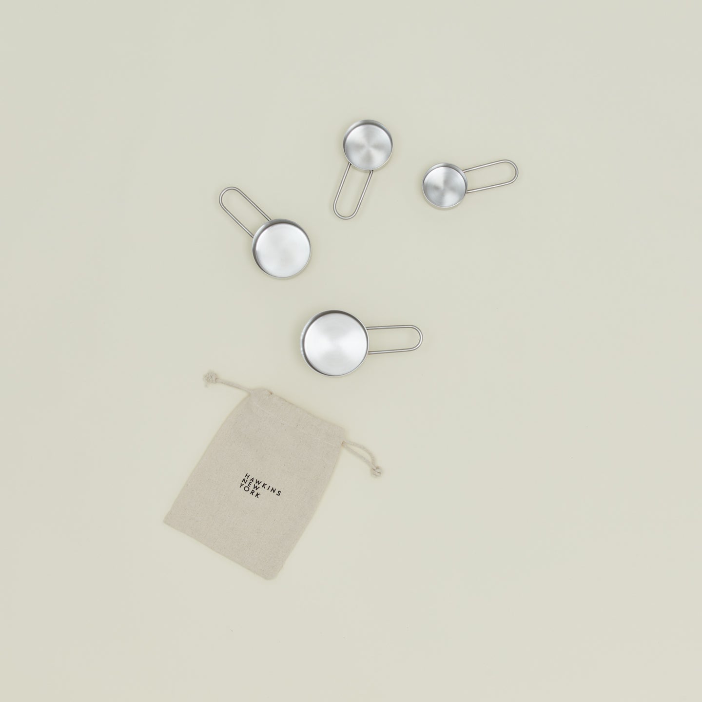 Simple Measuring Cups - Silver – Hawkins New York