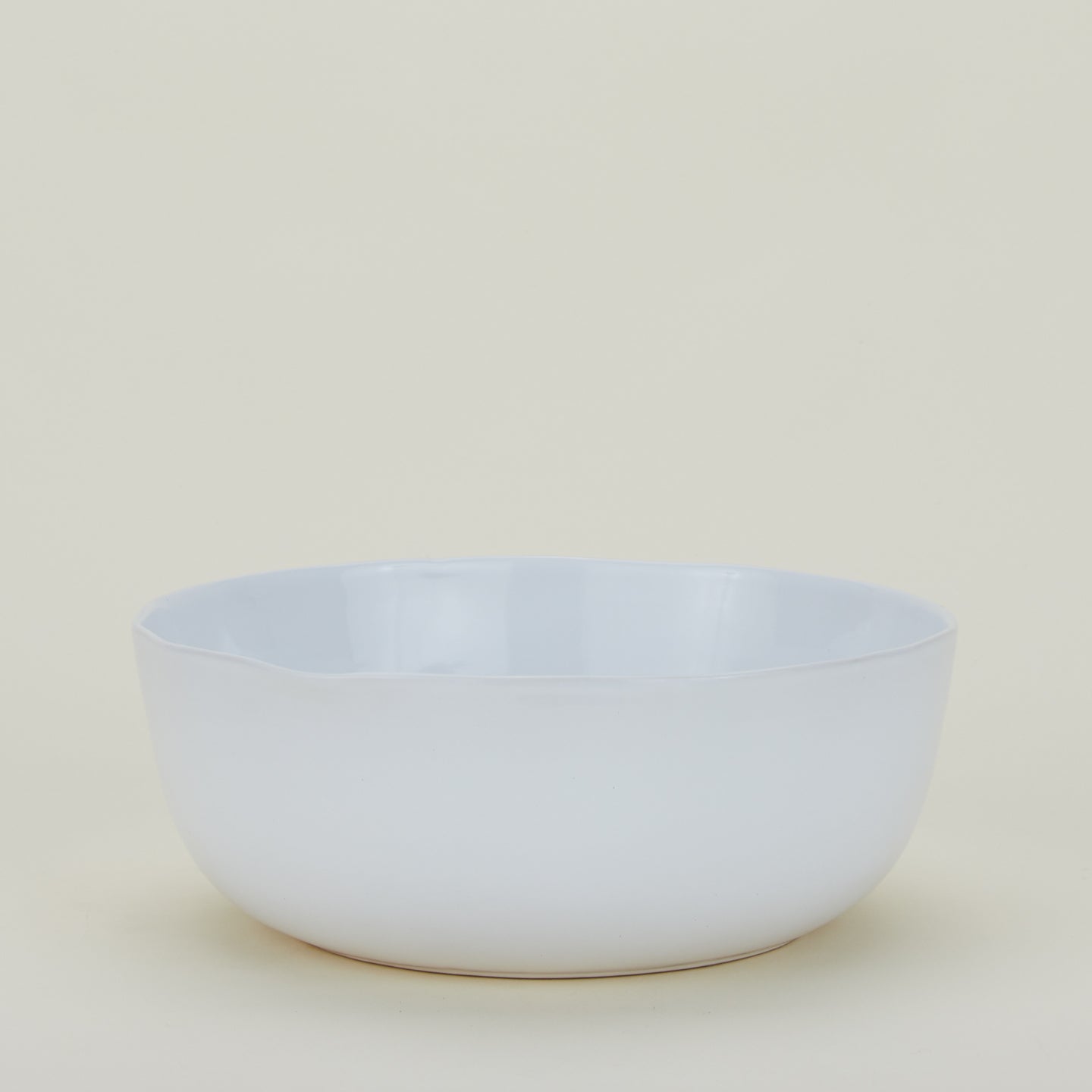 White Strata Serving Bowl in Medium size.