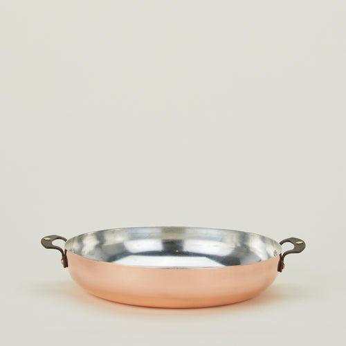 Copper two handled sautee pan