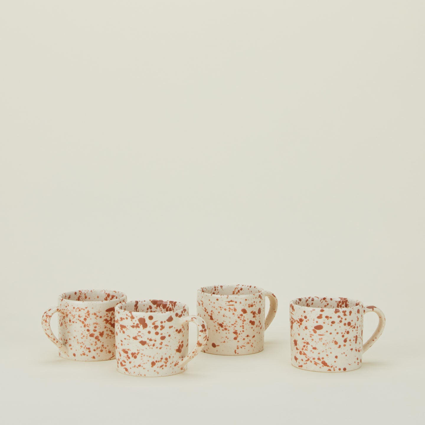 Splatterware Mugs Set of 4, Terra - SIR/MADAM