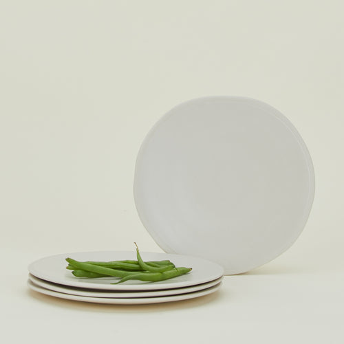 Four Atelier Salad Plates, with green beans.