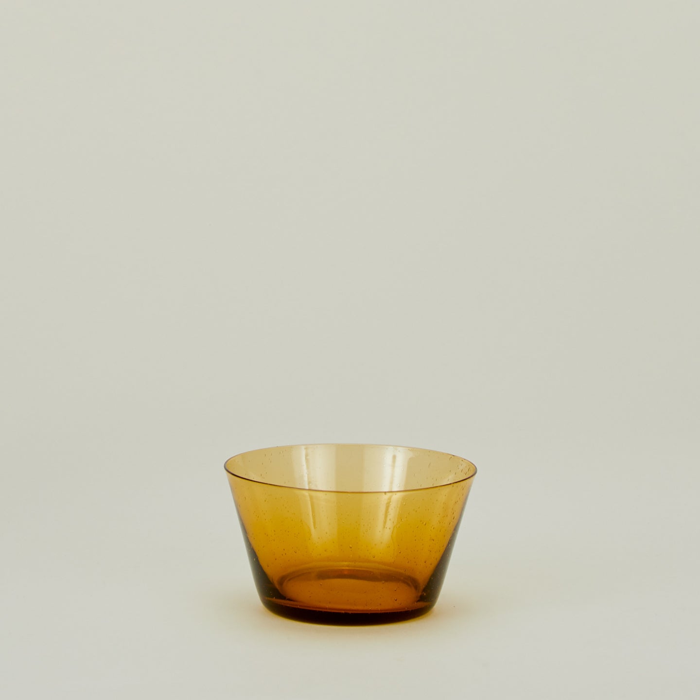 Glass Bowl in Amber.