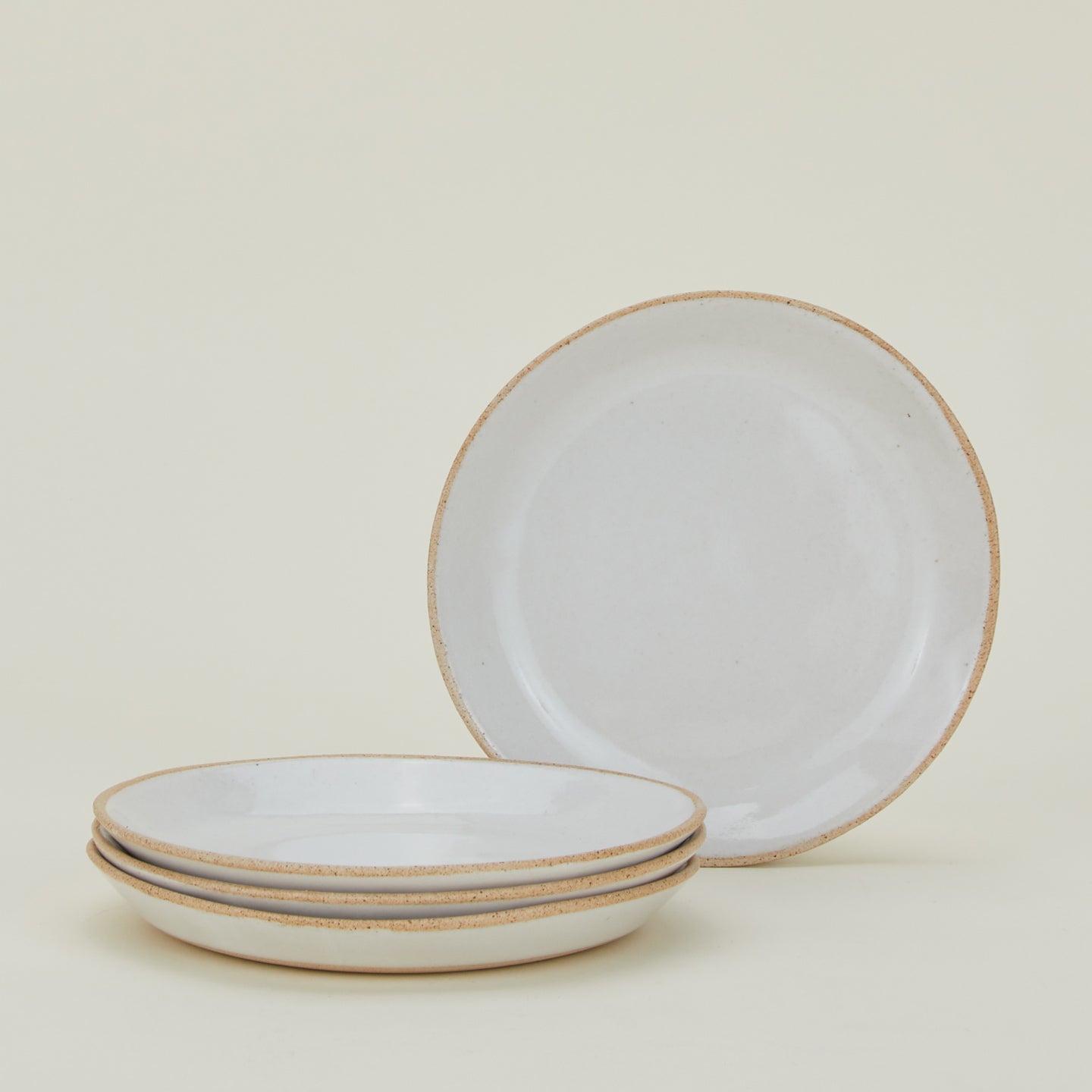 Four Minimal Salad Plates.