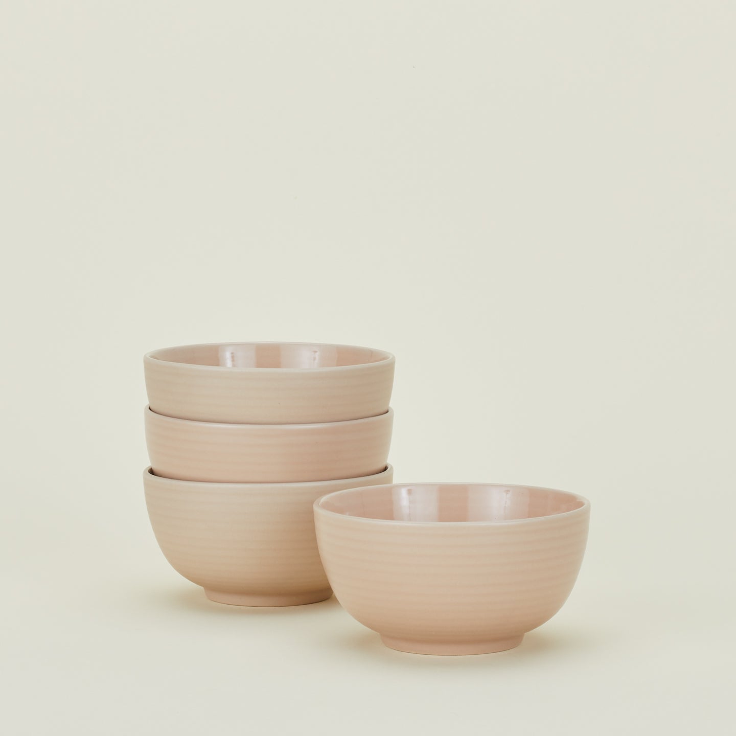 Four Essential Large Bowls in Blush.