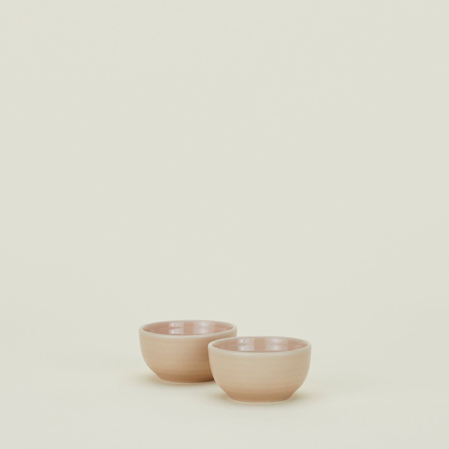 Two Essential Extra Small Bowls in Blush.