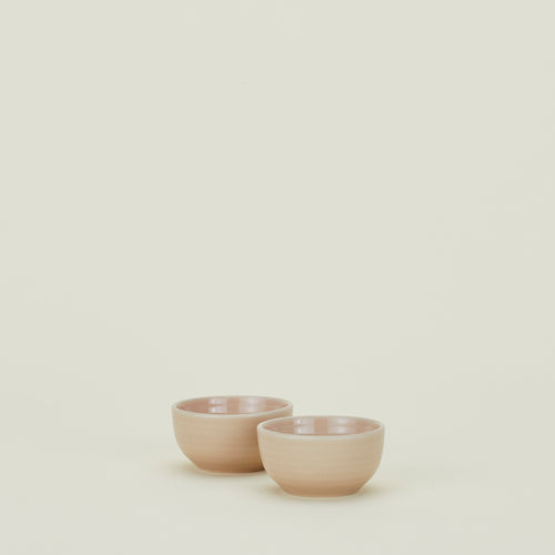 Two Essential Extra Small Bowls in Blush.