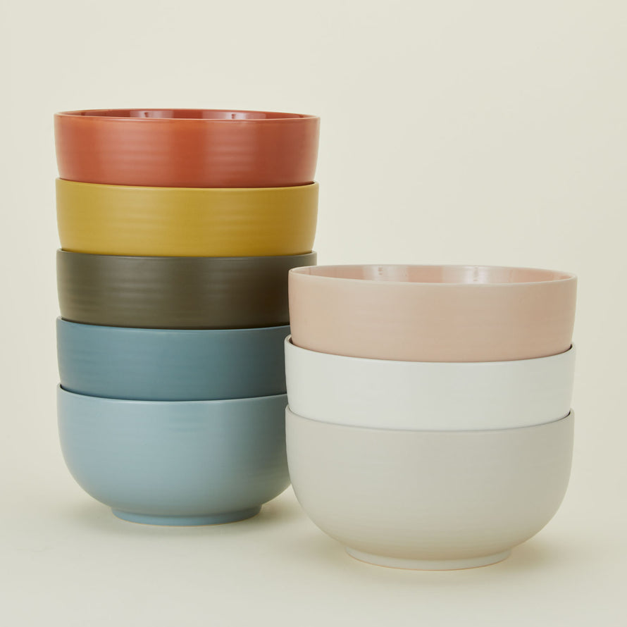 Essential serveware serving bowls in various colors