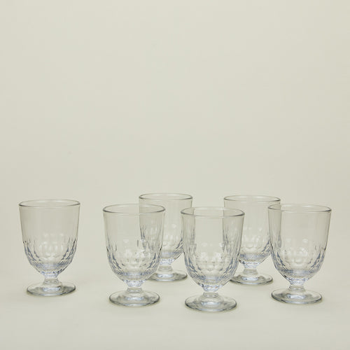 Six Artois Water glasses.