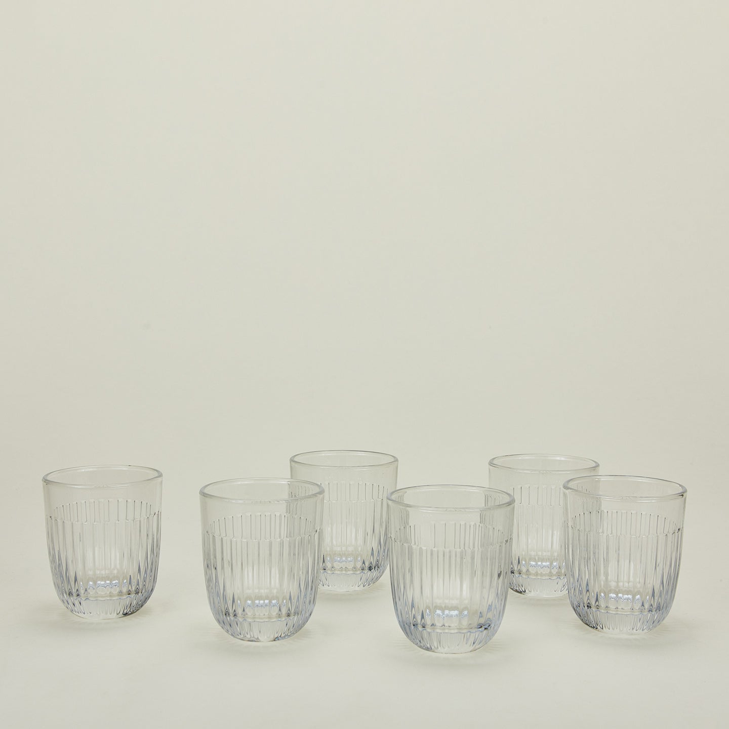 Six Ouessant tumbler glasses.