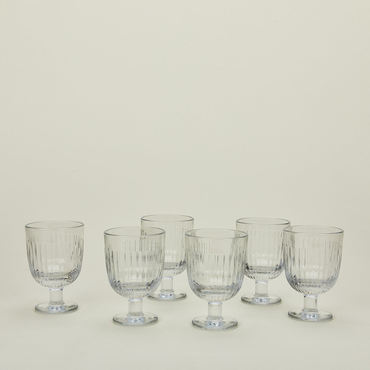 Six Ouessant wine glasses.