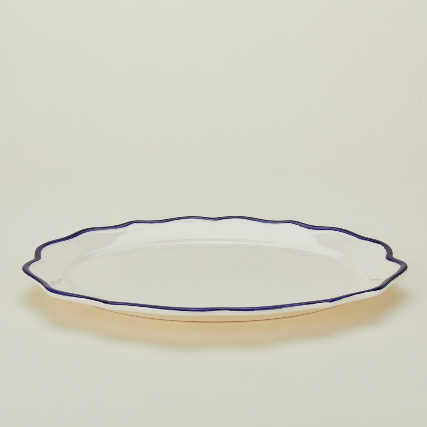 Ogee edge oval platter