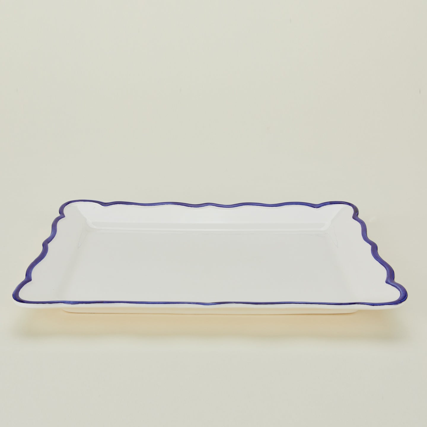 Ogee edge rectangular platter