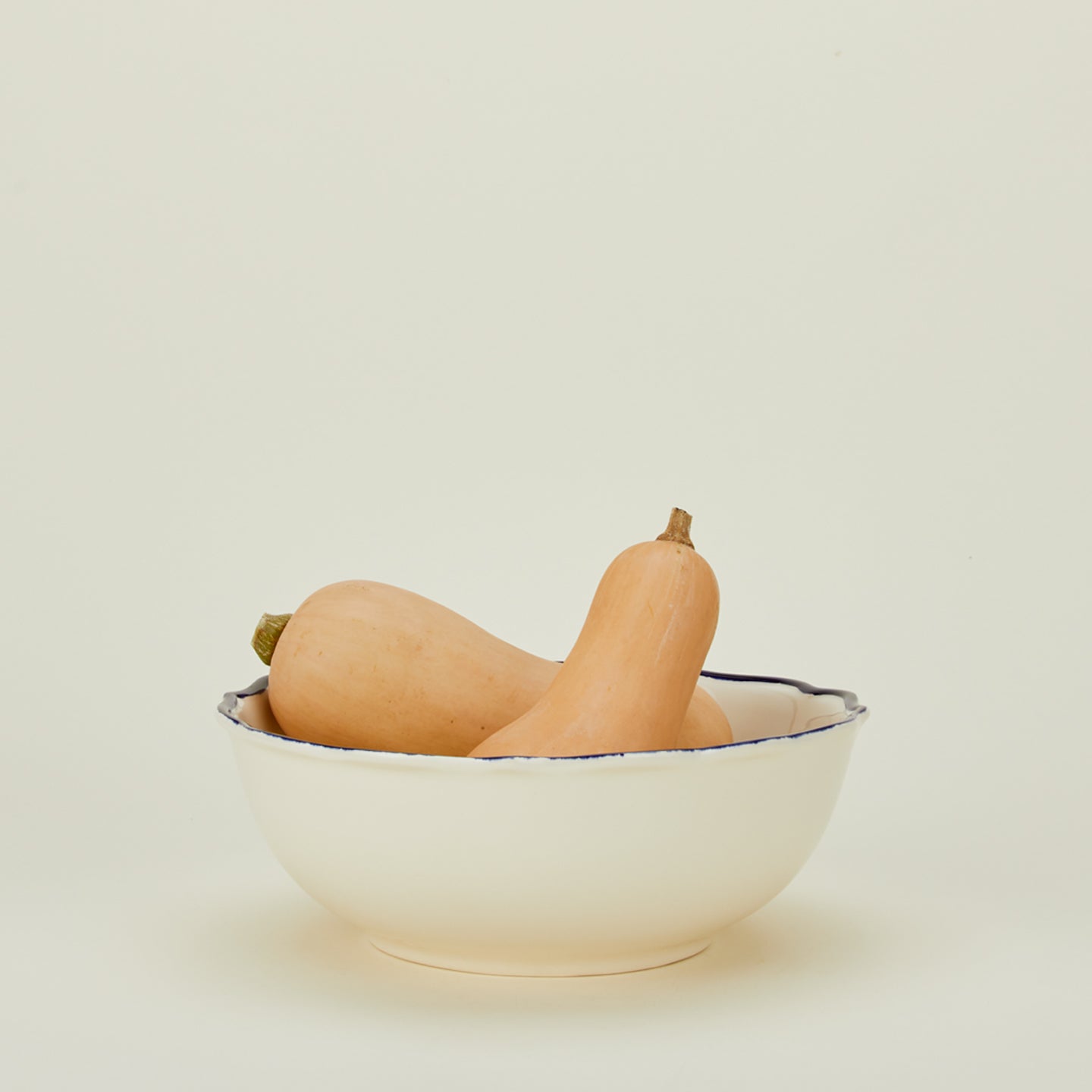 Maison Madison ogee edge serving bowl with acorn squash