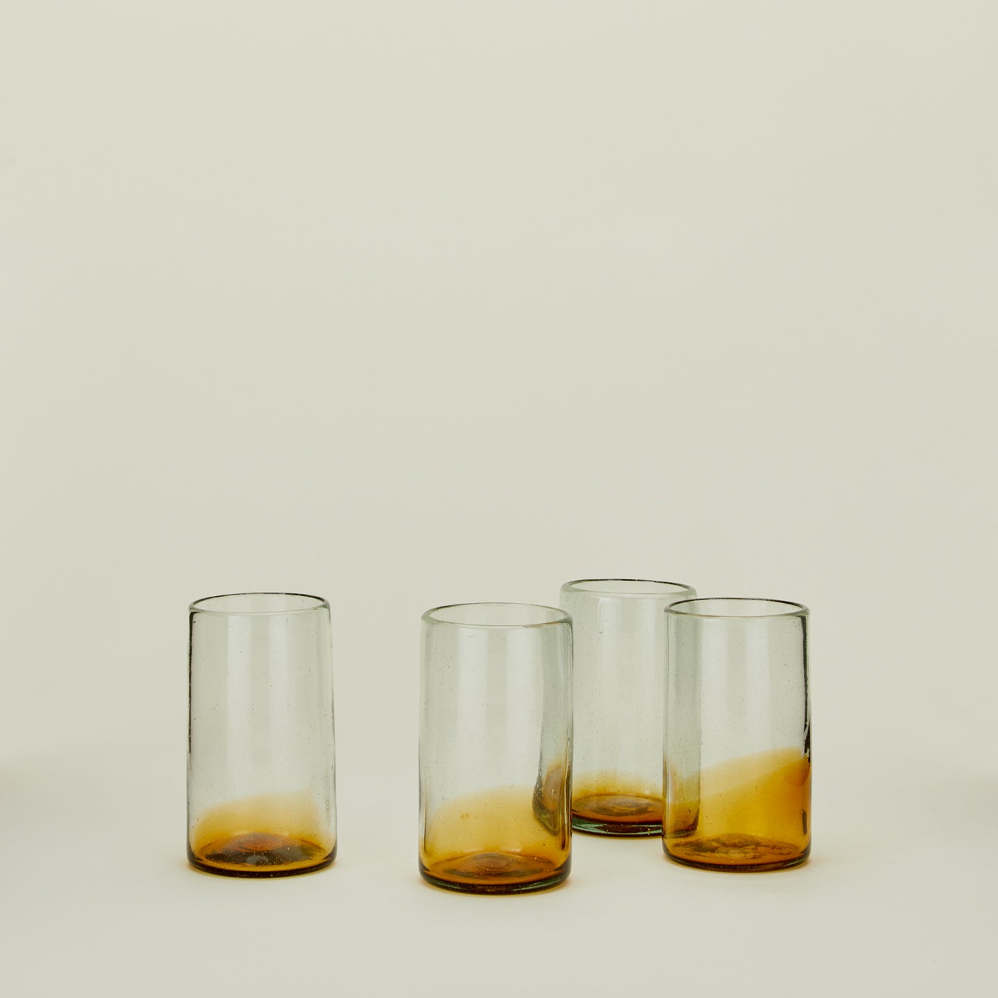 Set of four Sofia ombre glasses in large.