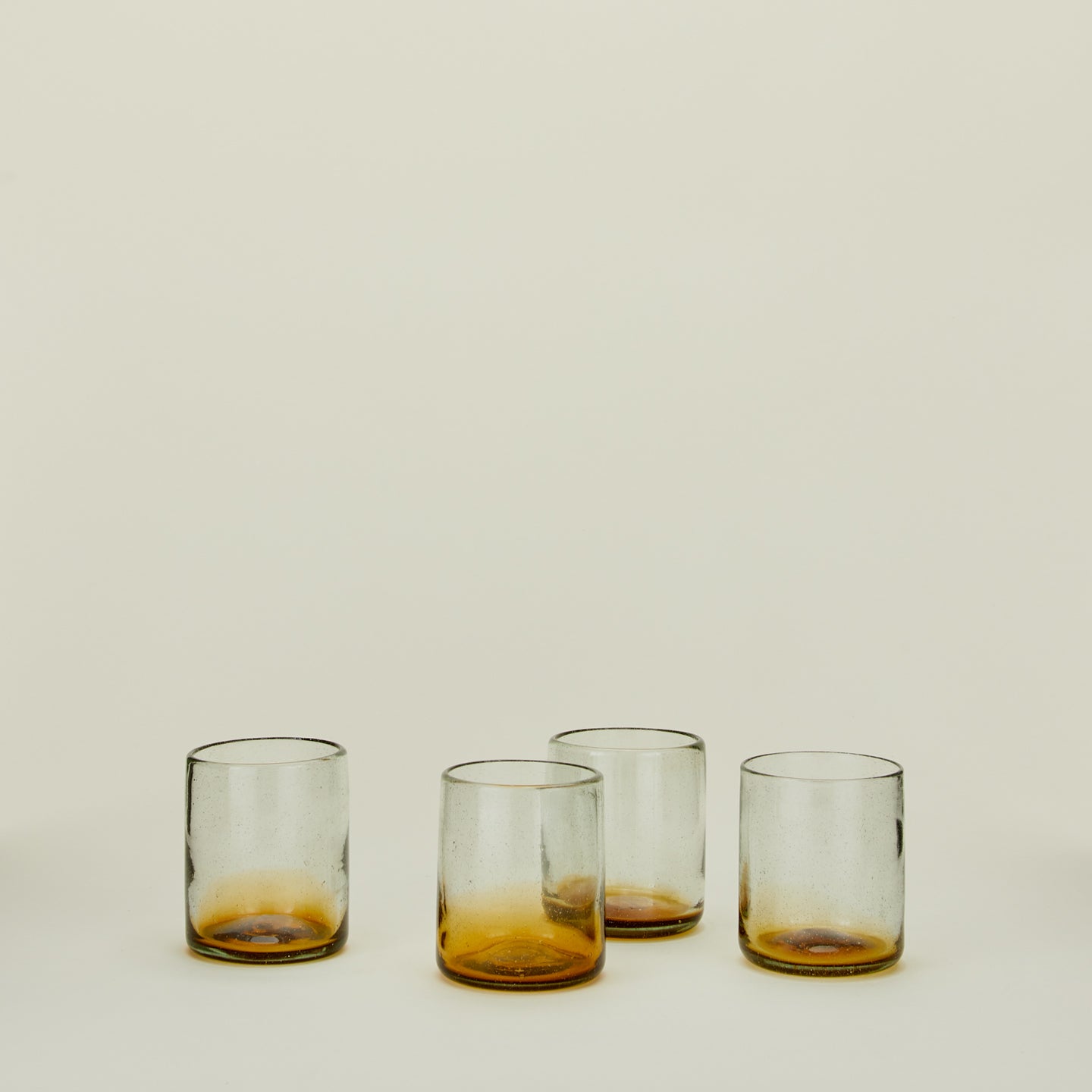 Set of four Sofia ombre glasses in medium.