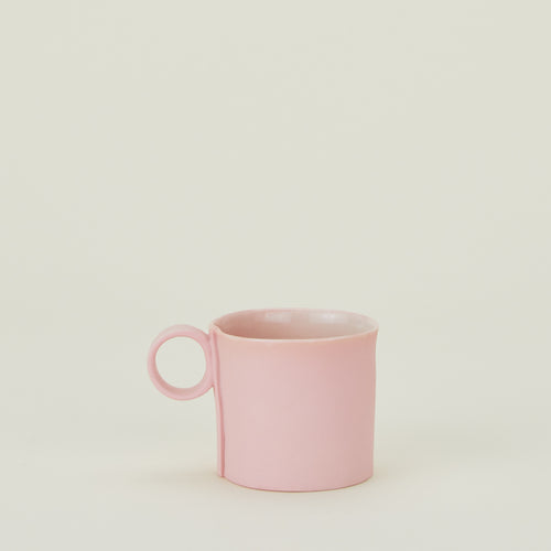 Loop Handled Mug in Blush.