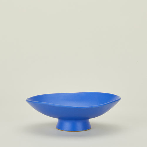 Klein blue footed oval server