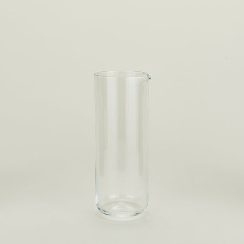 Simple glass pitcher