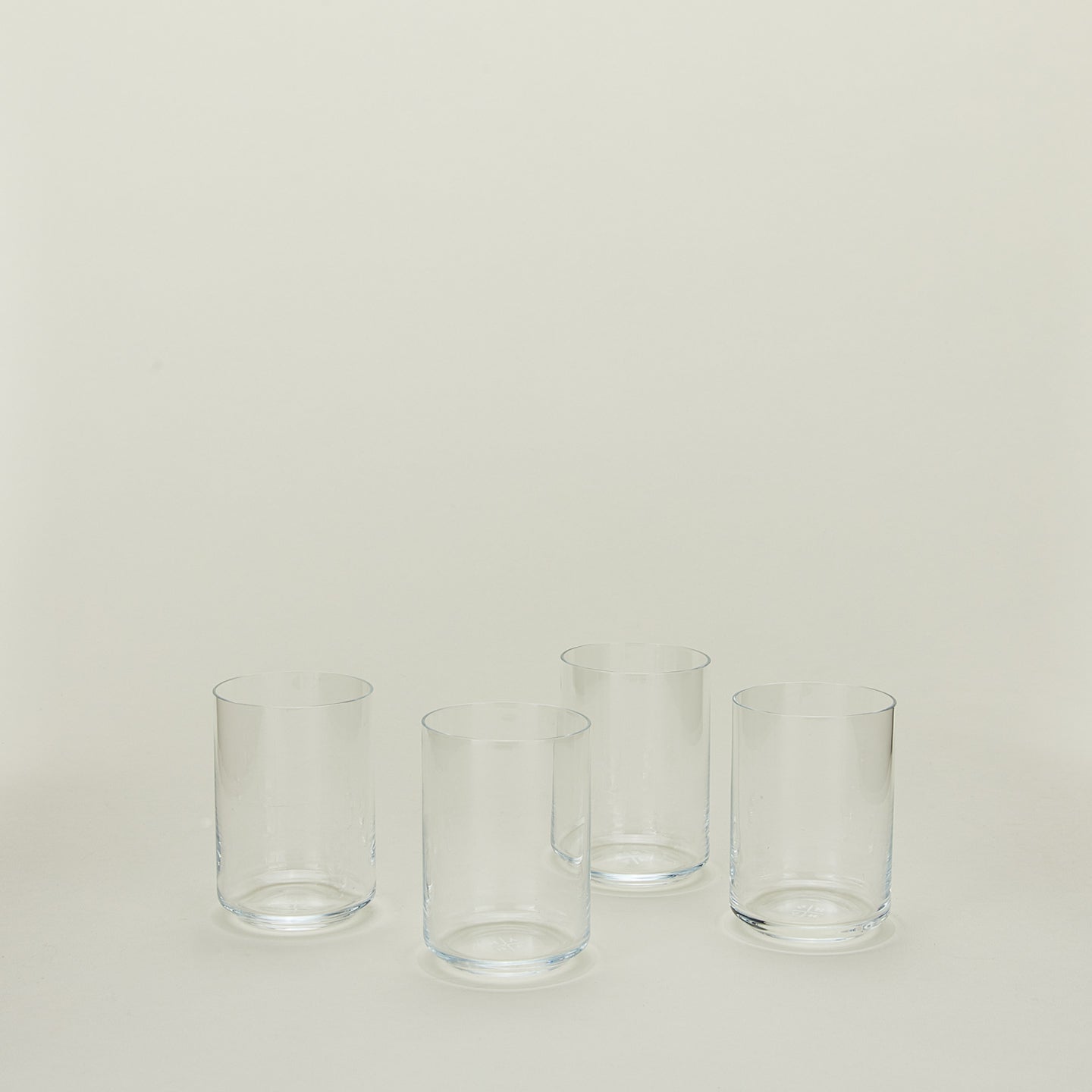 Simple glassware tumbler set of 4