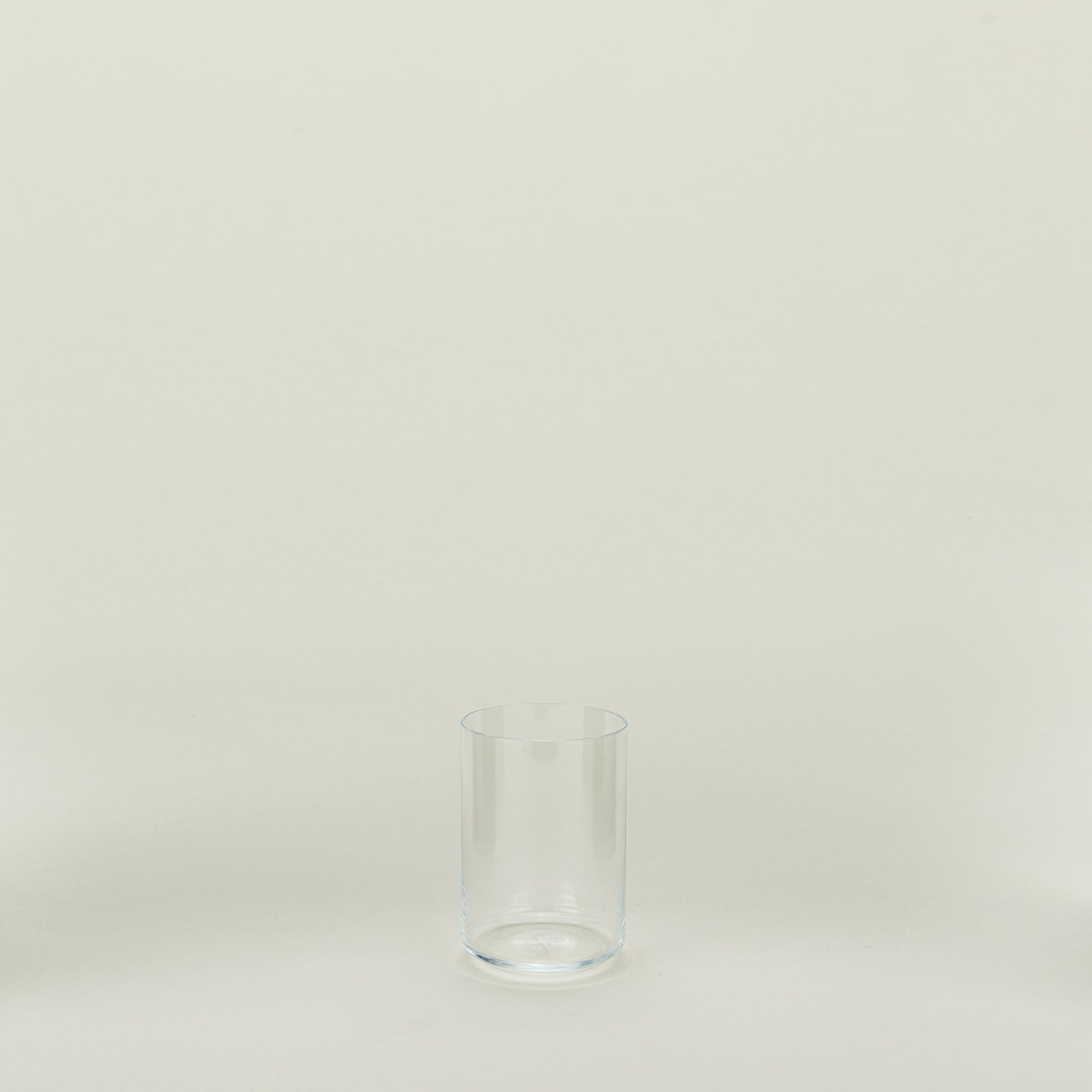 Individual simple glassware tumbler