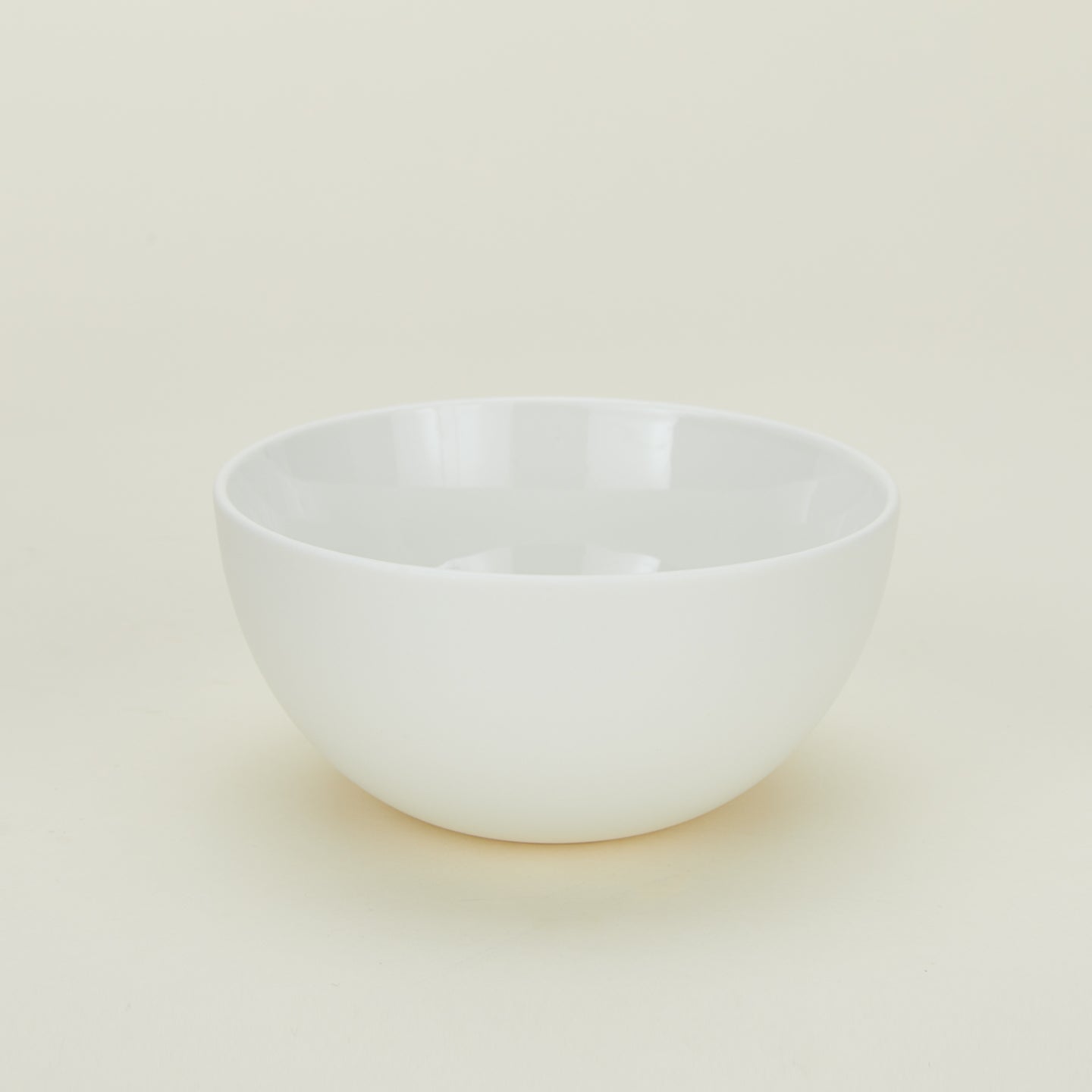 Simple porcelain large bowl in white