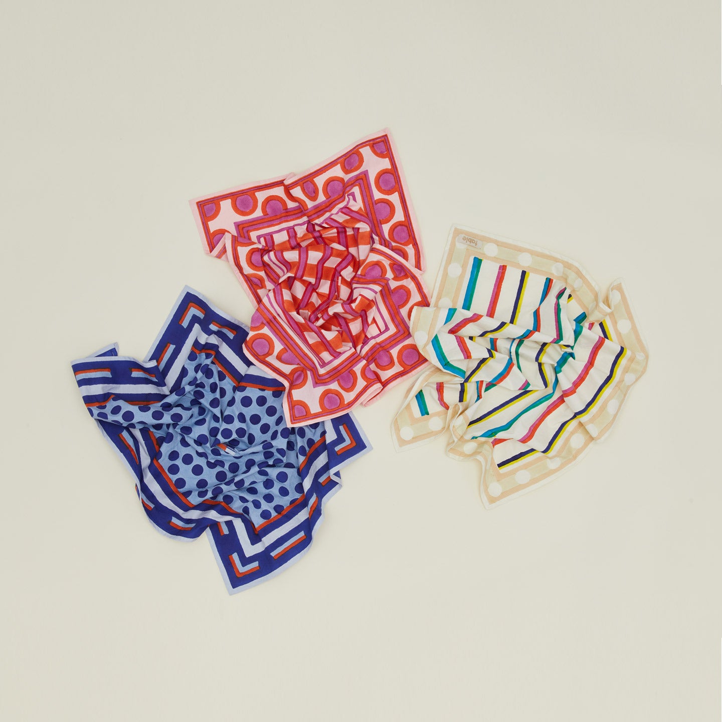 Block Printed Dish Cloth in various colors.