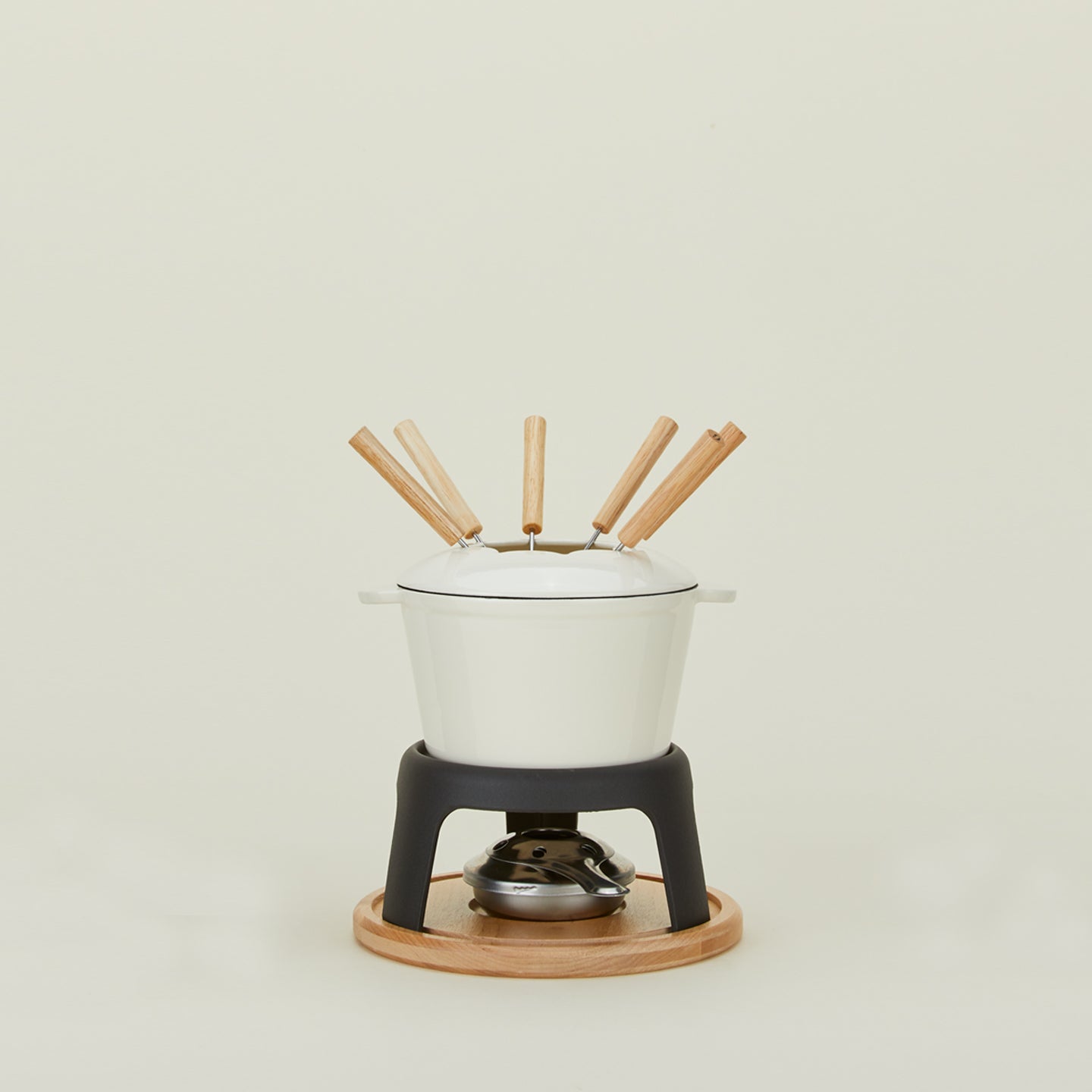 Twine fondue pot