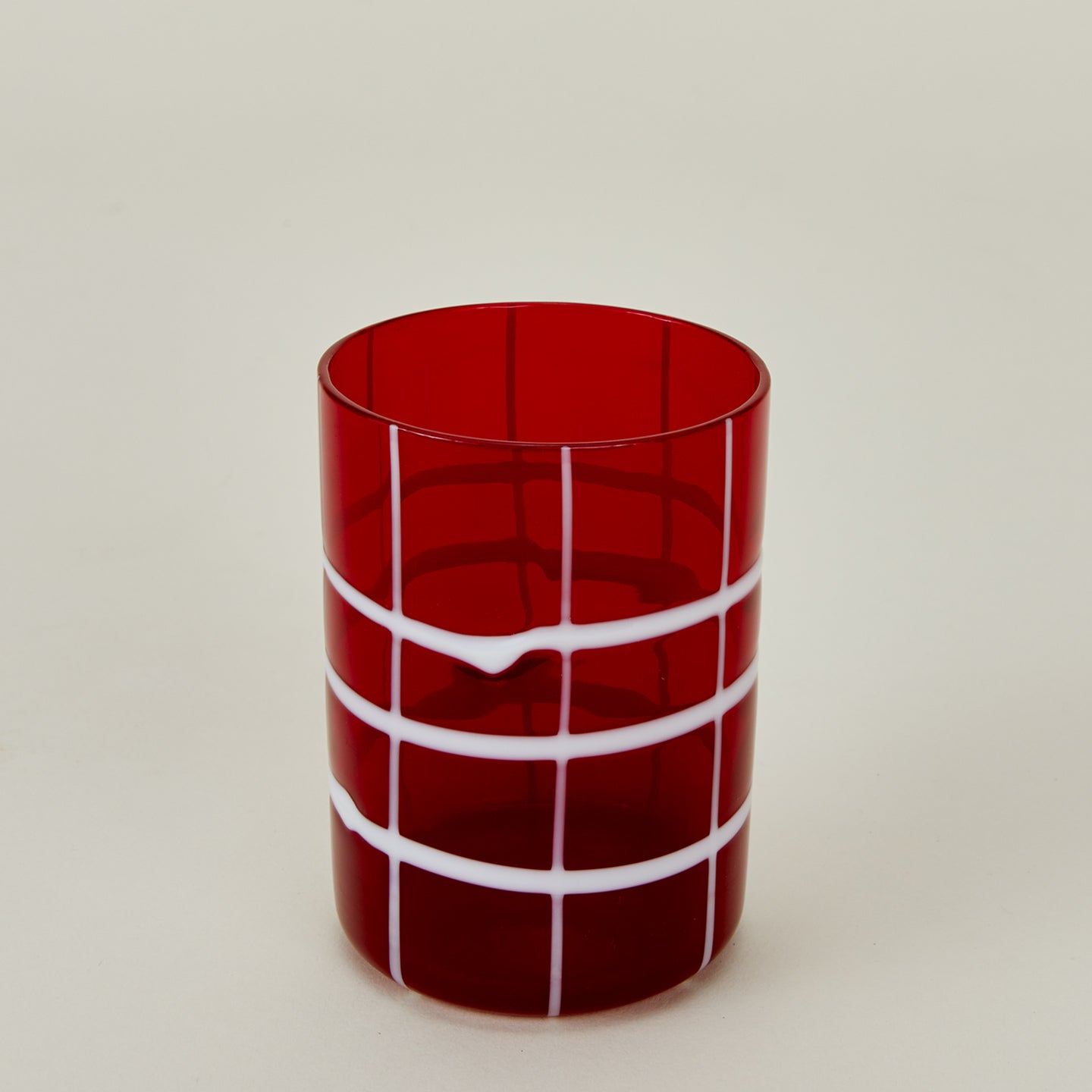 Close up of Twiddle Tumbler in Red.