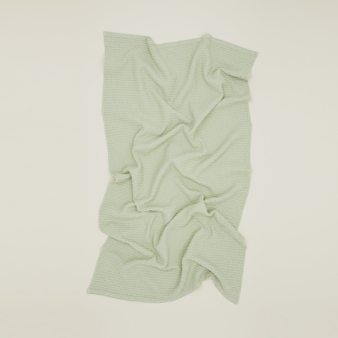 Simple Waffle Towel - Sage