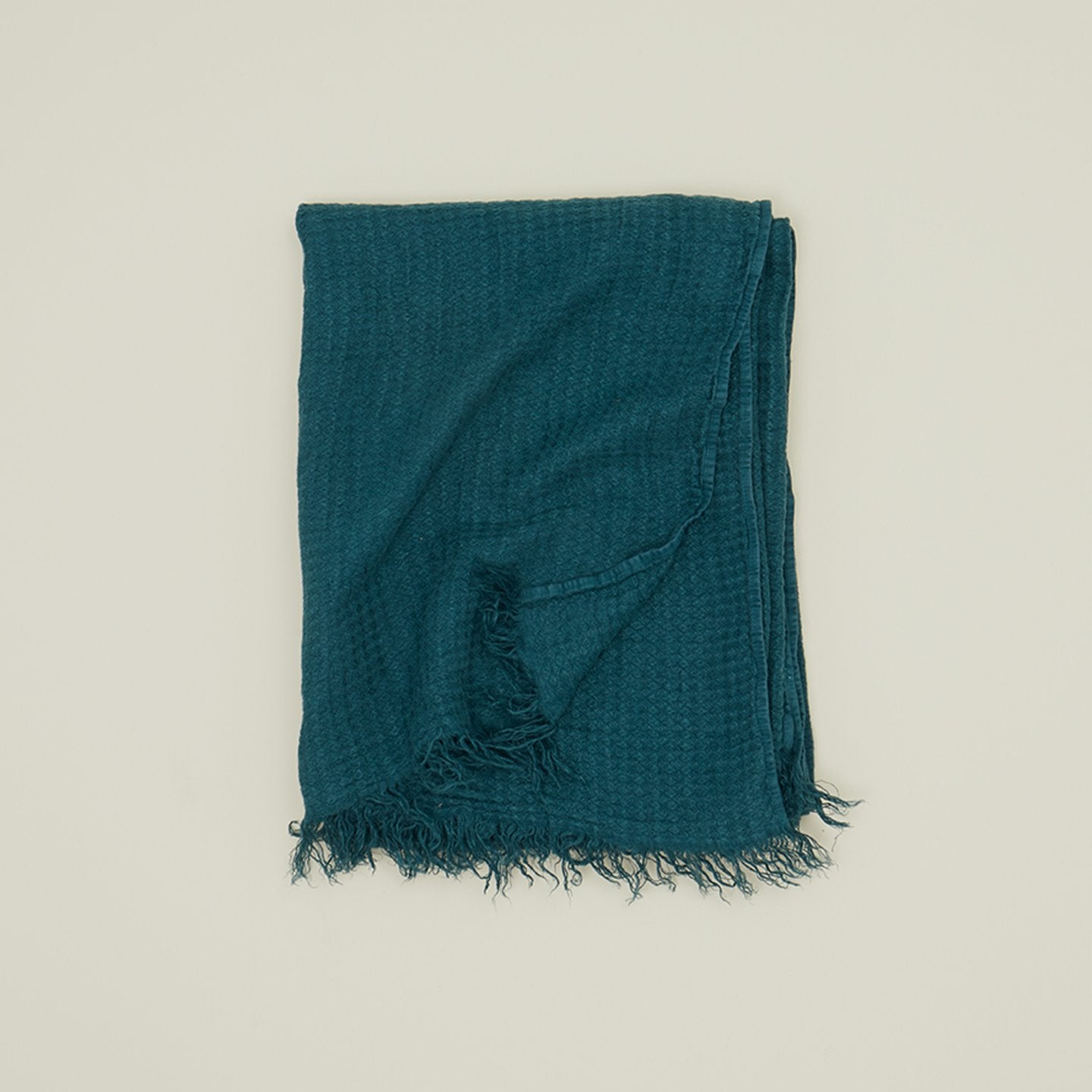 Simple Linen Throw Peacock Hawkins New York