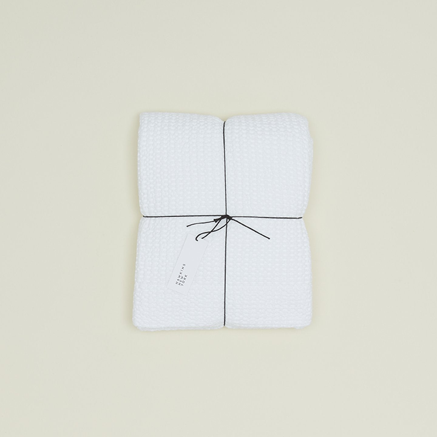 Hawkins New York | Simple Waffle Hand Towel White