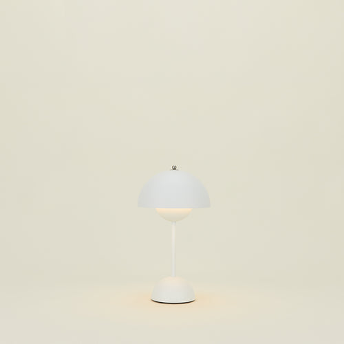 Flowerpot Portable Lamp - White