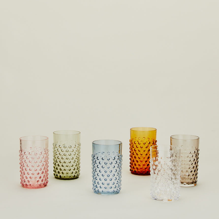 Group of Hobnail Tumblers in various colors.