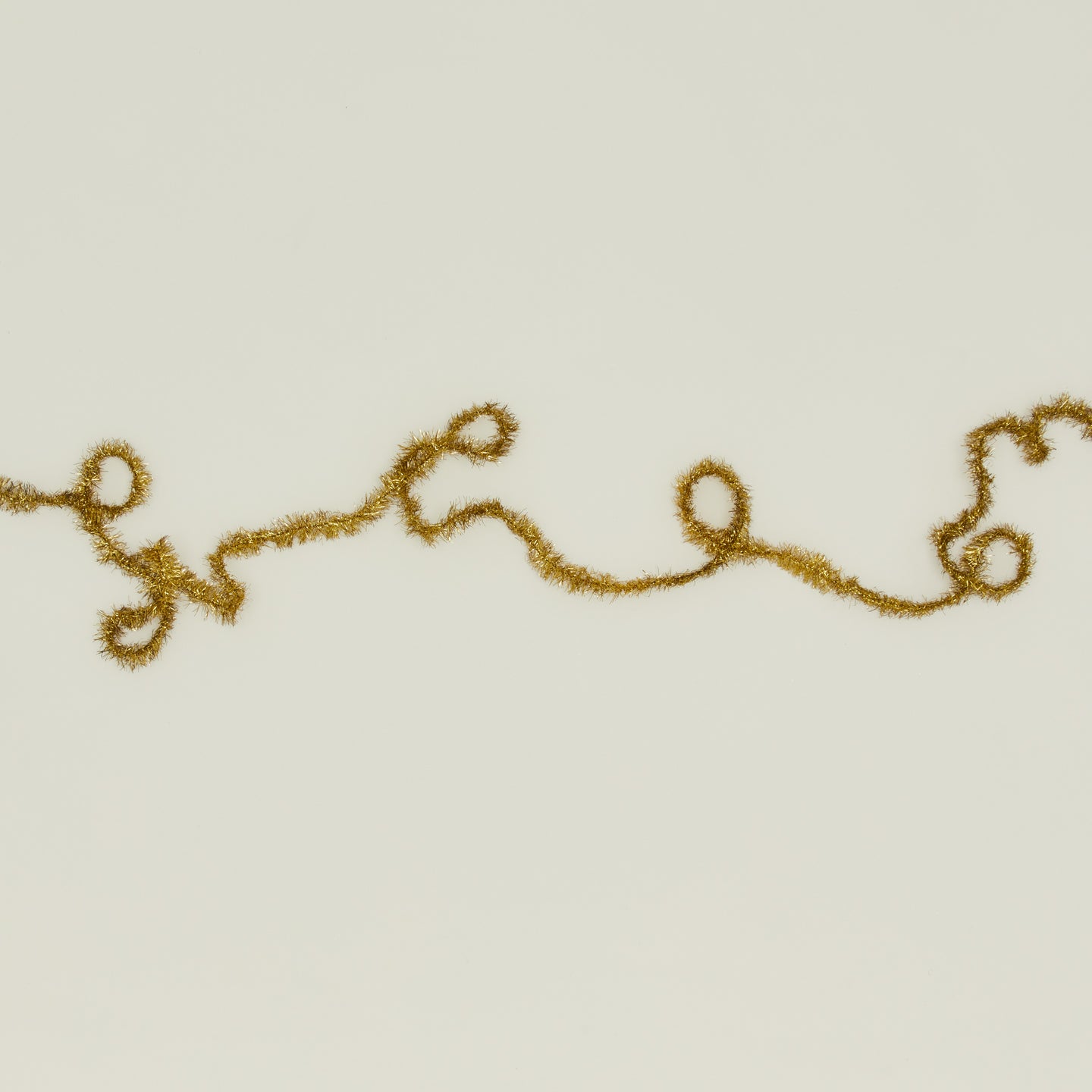 Twisted Tinsel Trim - Gold