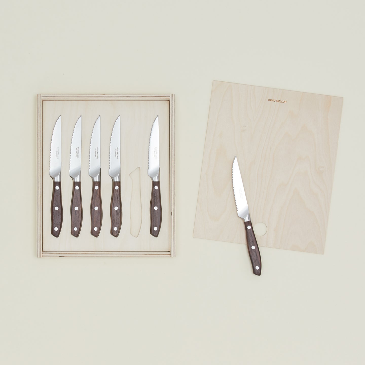 Steak/Paring knife set – Hidden Rose Forge