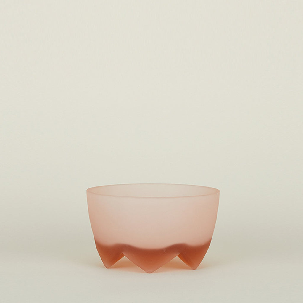 Large Frosted Footed Bowl - Blush – Hawkins New York