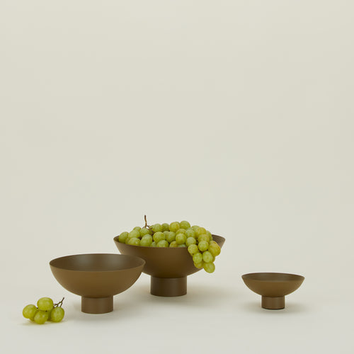 Essential Footed Bowl - Olive