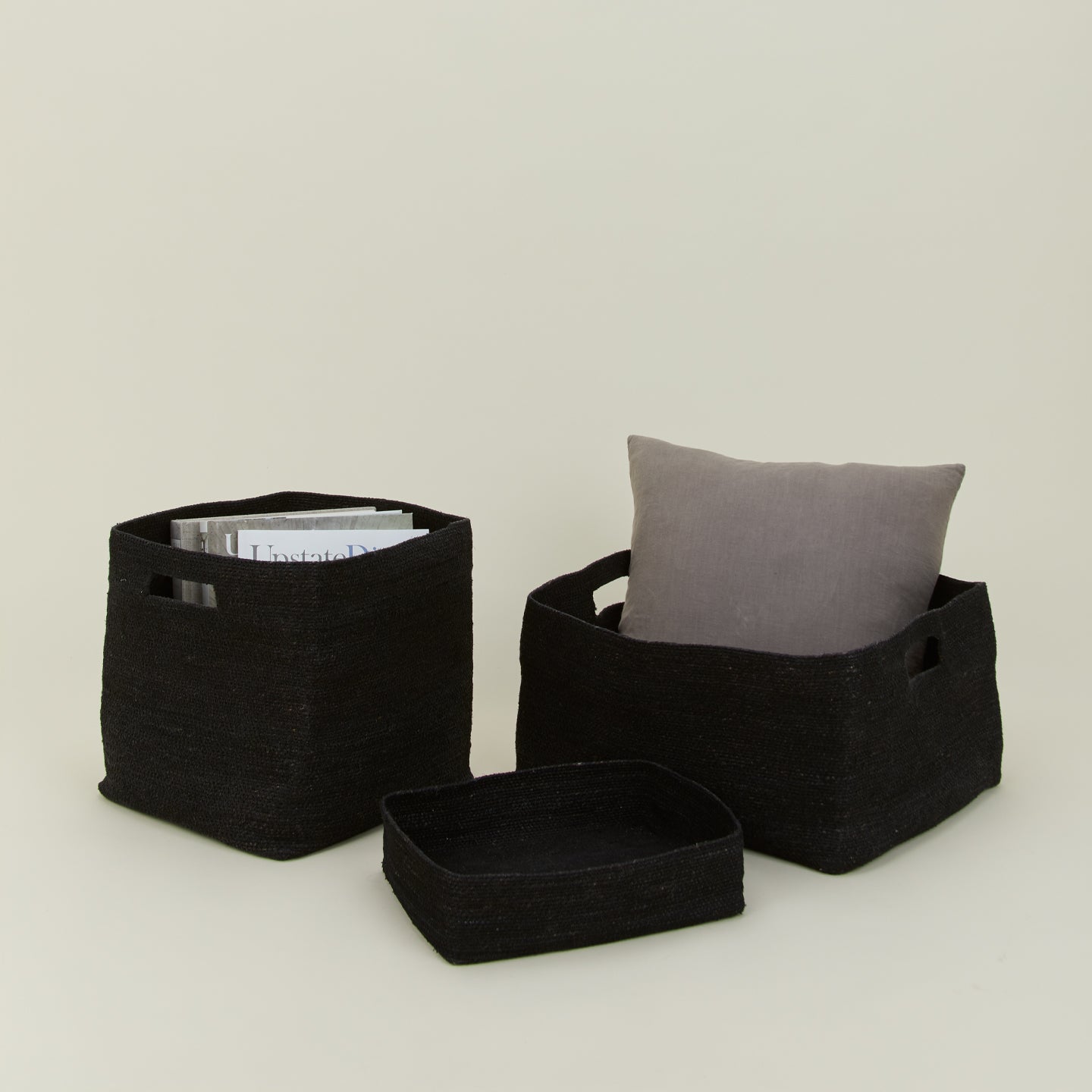 Essential Square Basket - Black