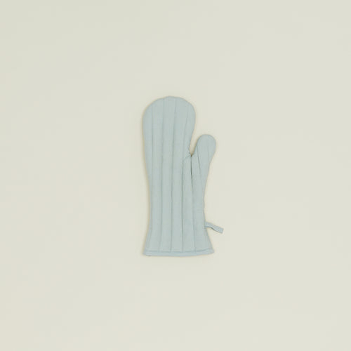 Simple Linen Oven Mitt - Sky