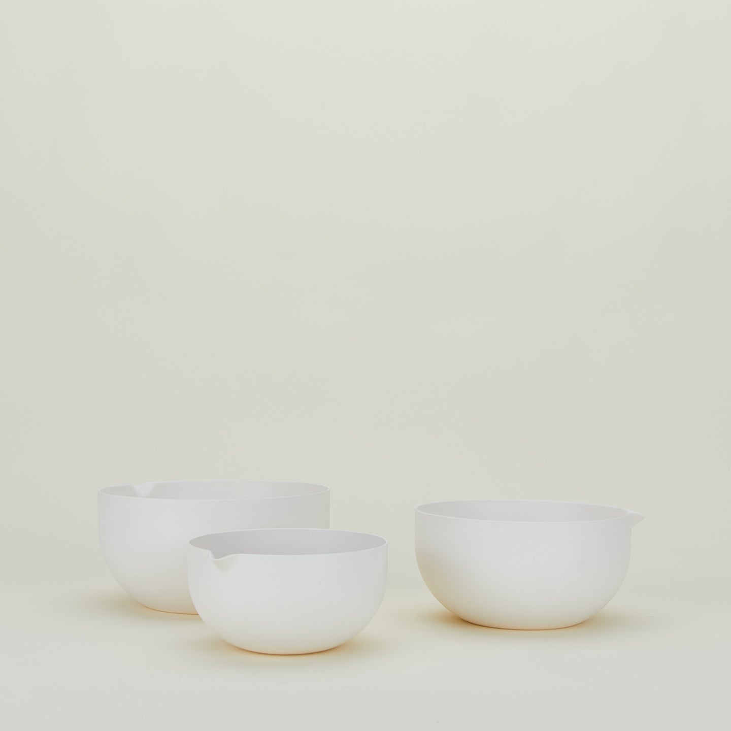 Essential Mixing Bowls, Set of 3 - Ivory