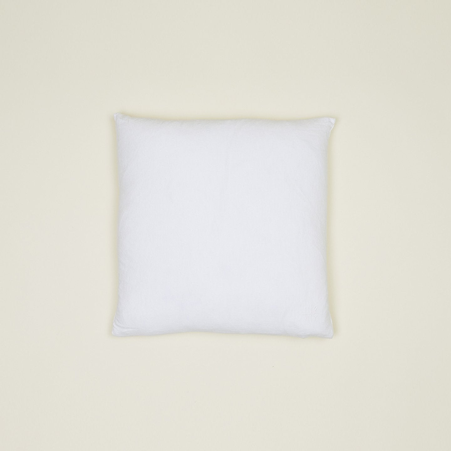 Simple Linen 18x18 Pillow - White