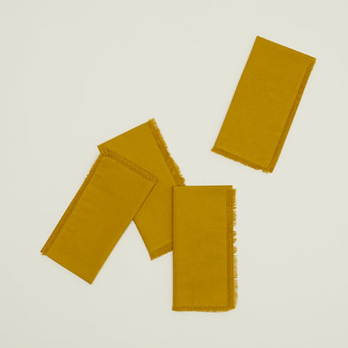 Essential Dinner Napkins - Mustard